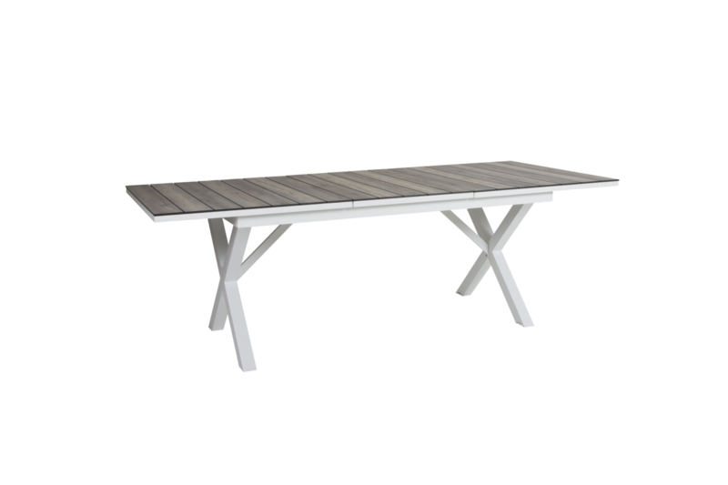 Hillmond spisebord White/Natural wood