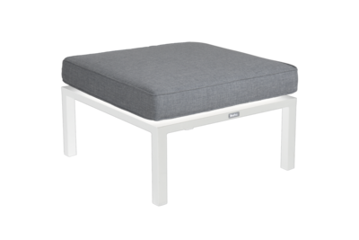Belfort fotpall White/Pearl grey