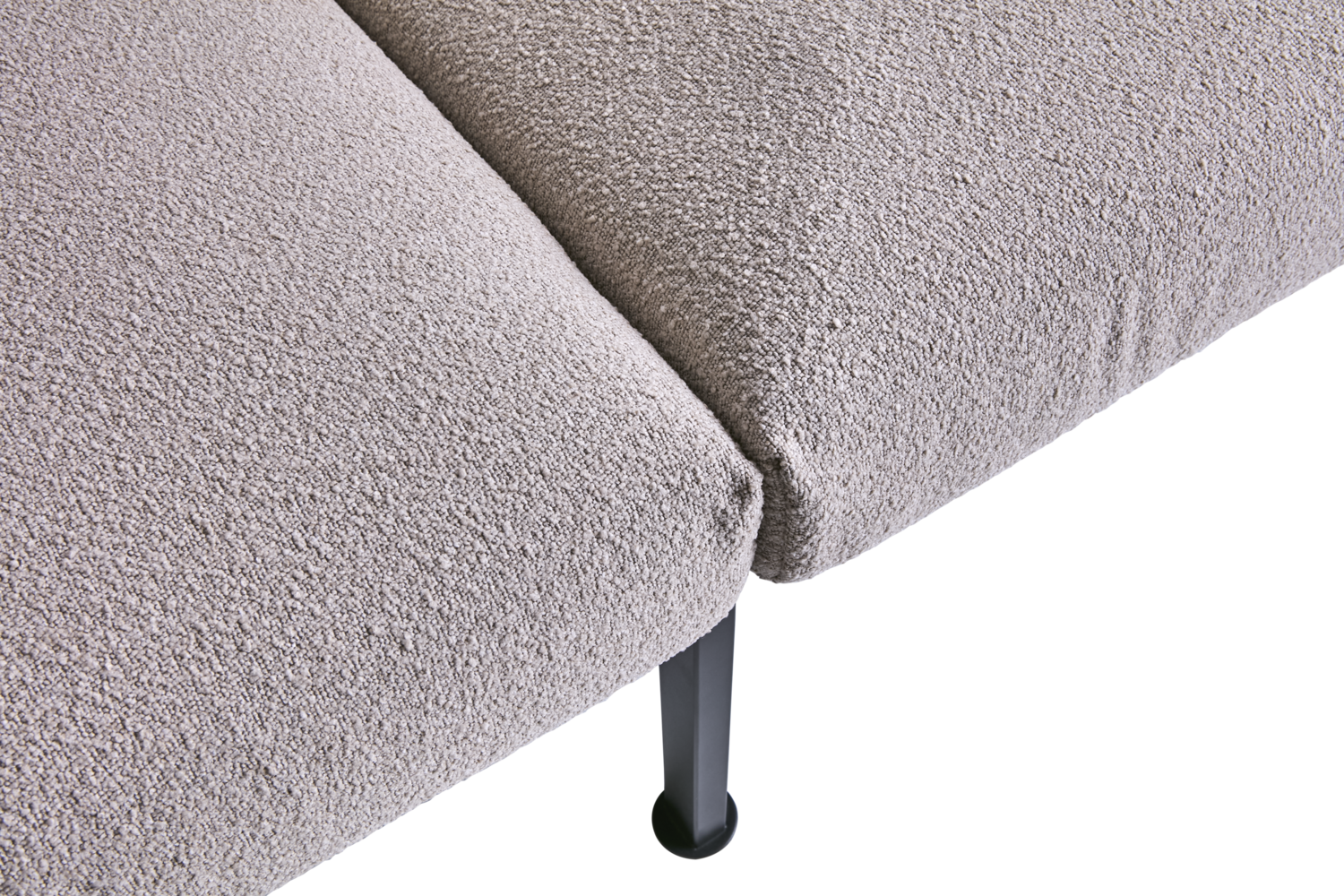 Delux 3-seter sofa Black/Teddy Beige