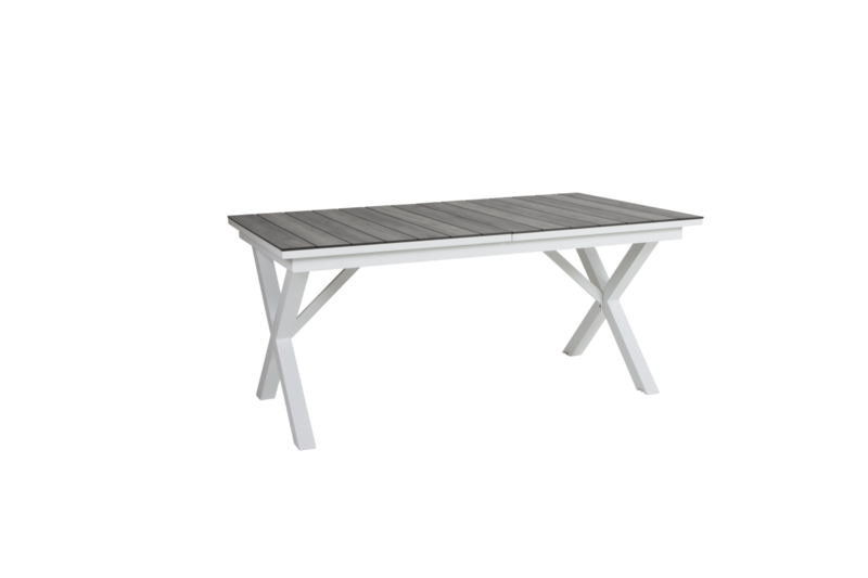 Hillmond spisebord White/Grey wood