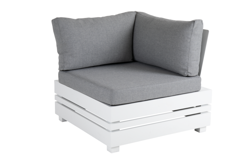 Ambon hjørne White/Pearl grey