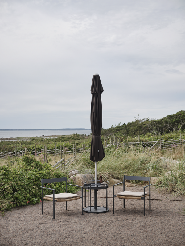 DK lounge chair Antracit/Natur