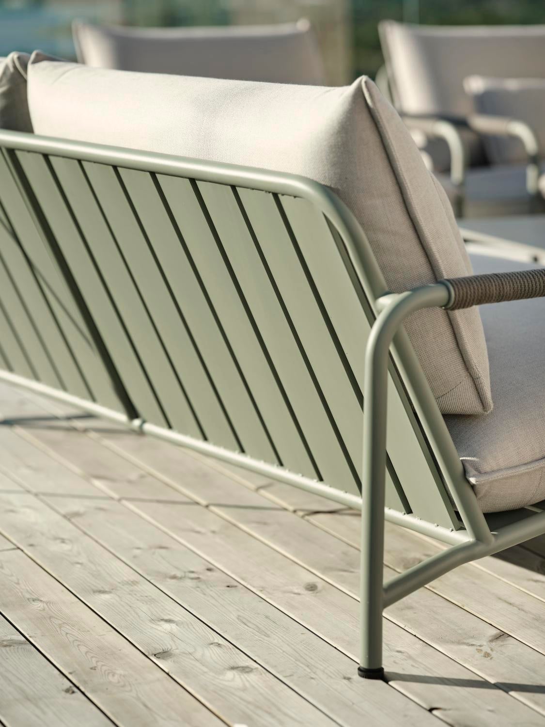 Lerberget 2,5-seters sofa Dusty Green/ash