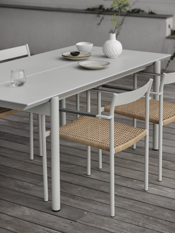 DK spisestol  Light Grey/Natur