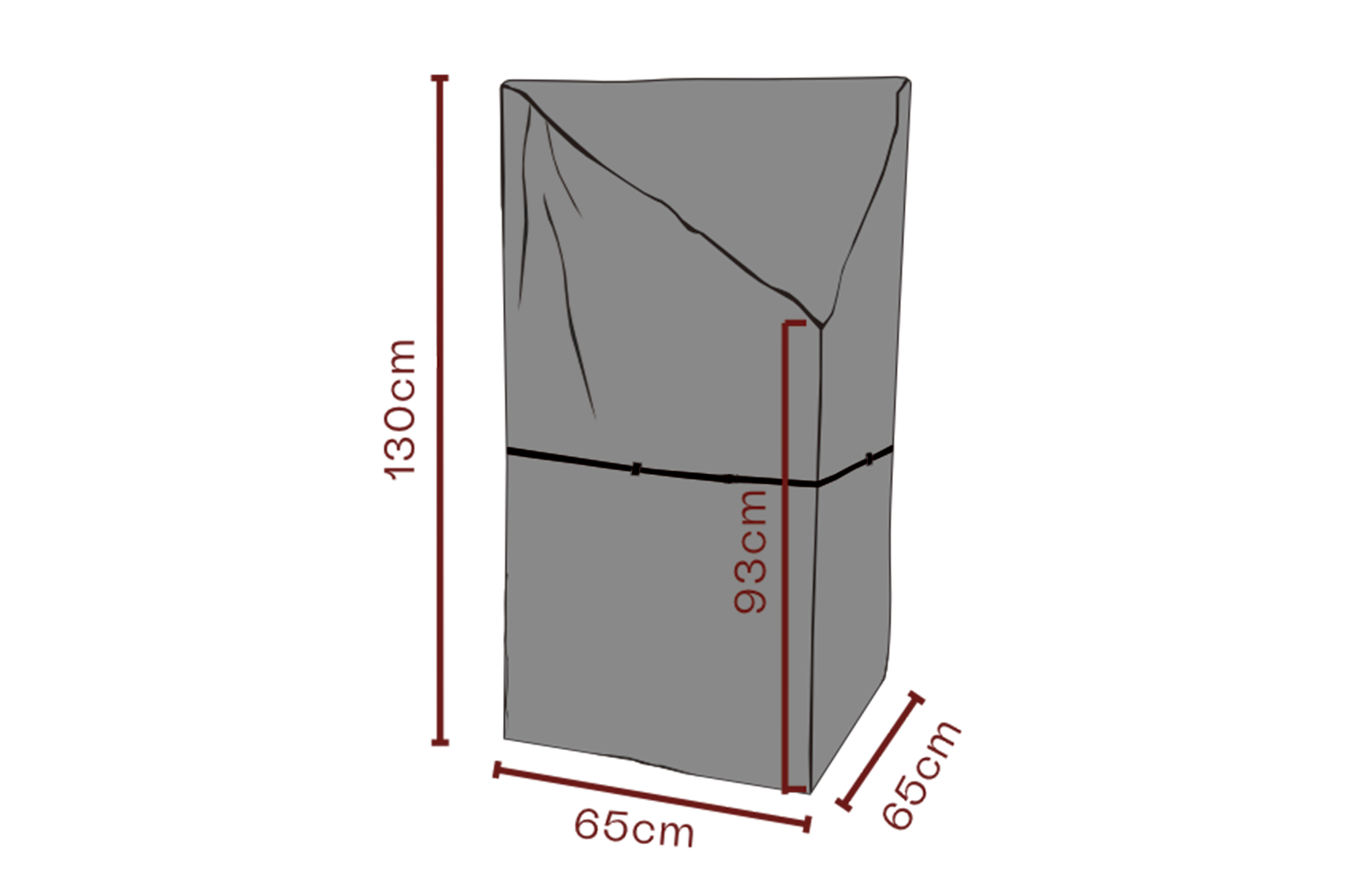 Møbeltrekk utekjøkken Black-Breathable