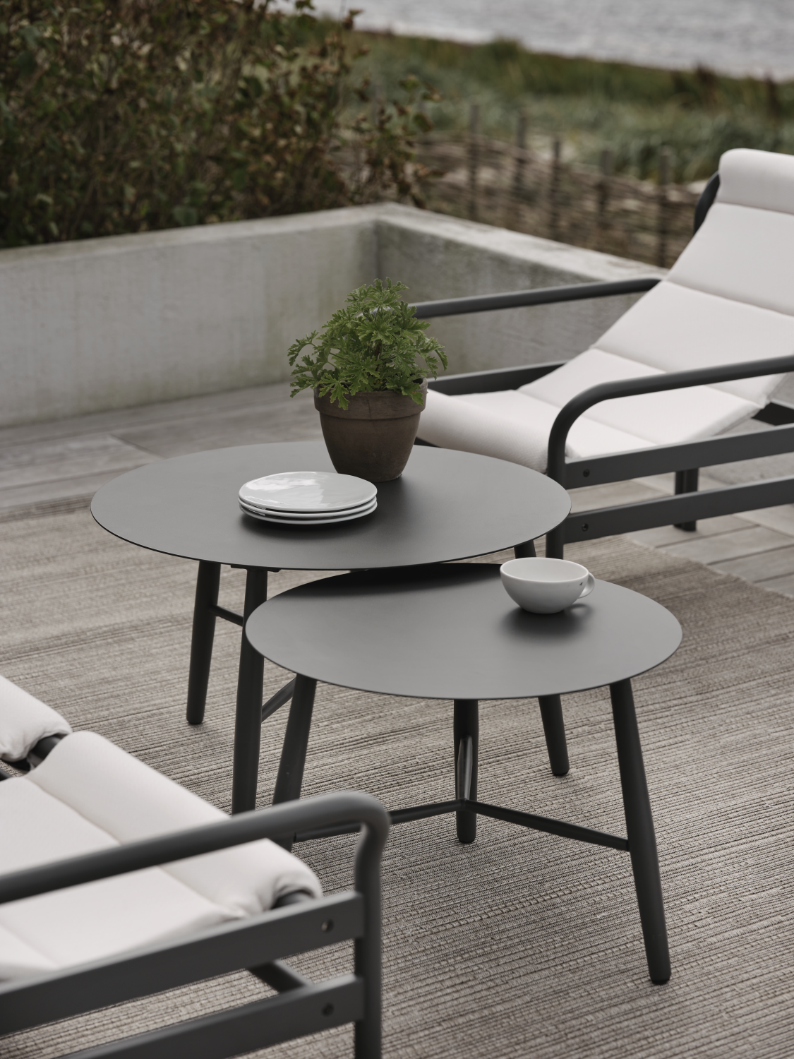 Vannes sofabord Svart