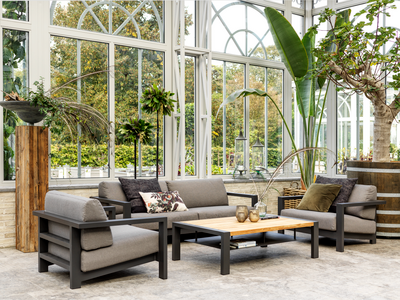 Amesdale 3-seter sofa Antracit/grå
