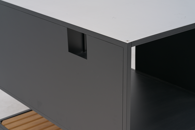 Prep utekjøkken Svart