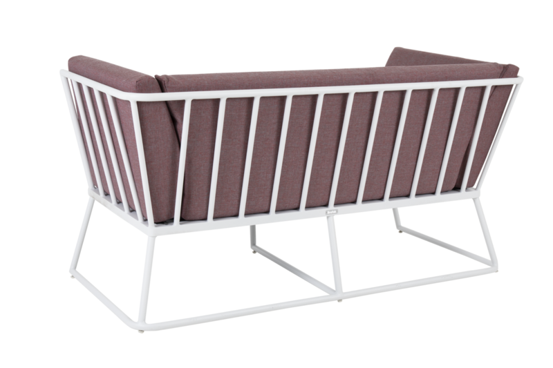 Vence 2-seter sofa White/peony