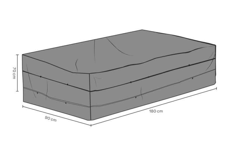 Møbeltrekk sofa Black-Breathable