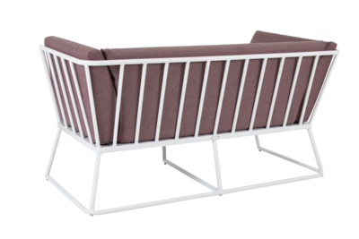 Vence 2-seter sofa White/peony