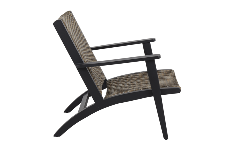 Kira loungestol Black_rustic