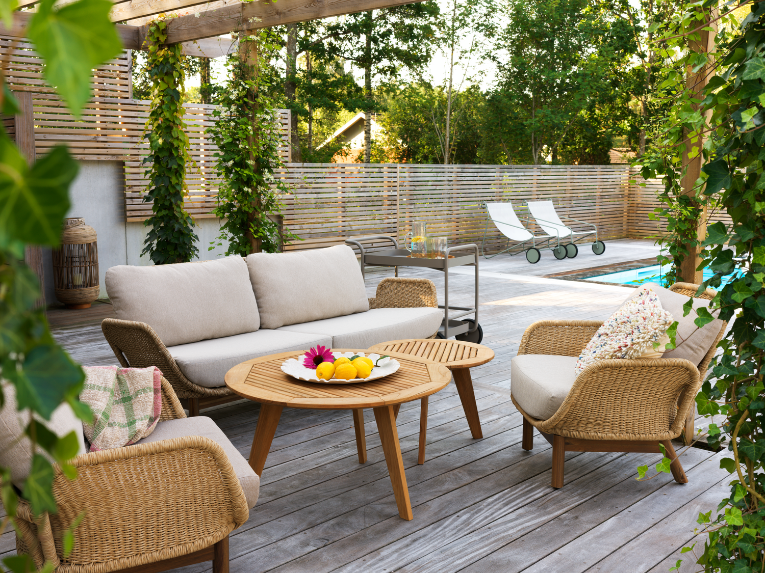 Lily lenestol Twist Straw/Plush Wheat