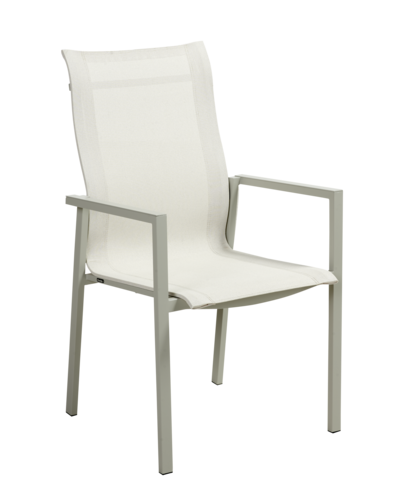 Comfy stol med armlener Light Grey/Off-White