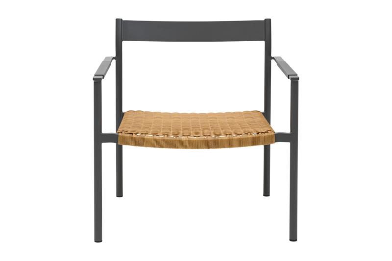 DK lounge chair Antracit/Natur