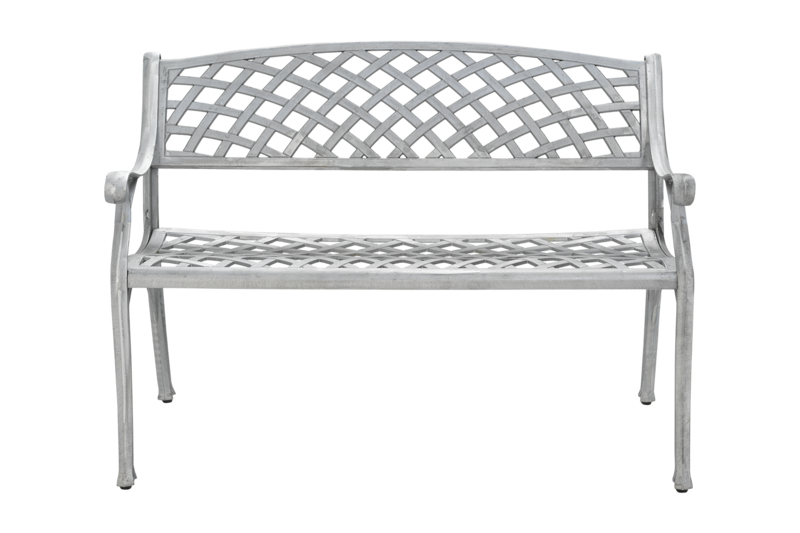 Arras 2-seter sofa Aluminium