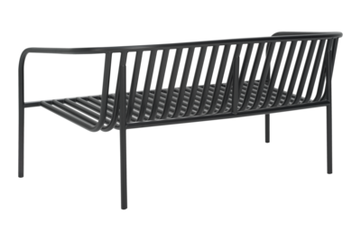 Bendt 2-seter sofa Svart/Teddy Ant