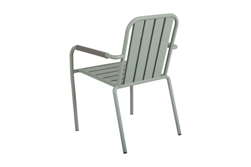 Innes stol med armlener Dusty Green