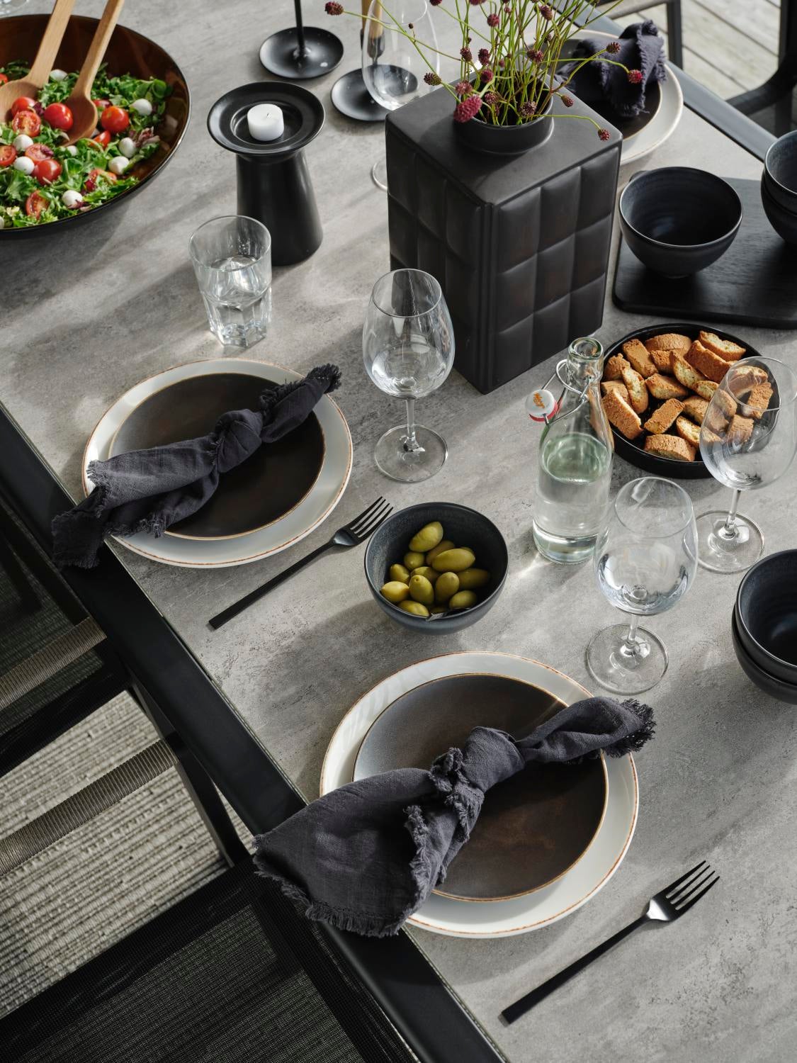 Lyra spisebord Black/Sand