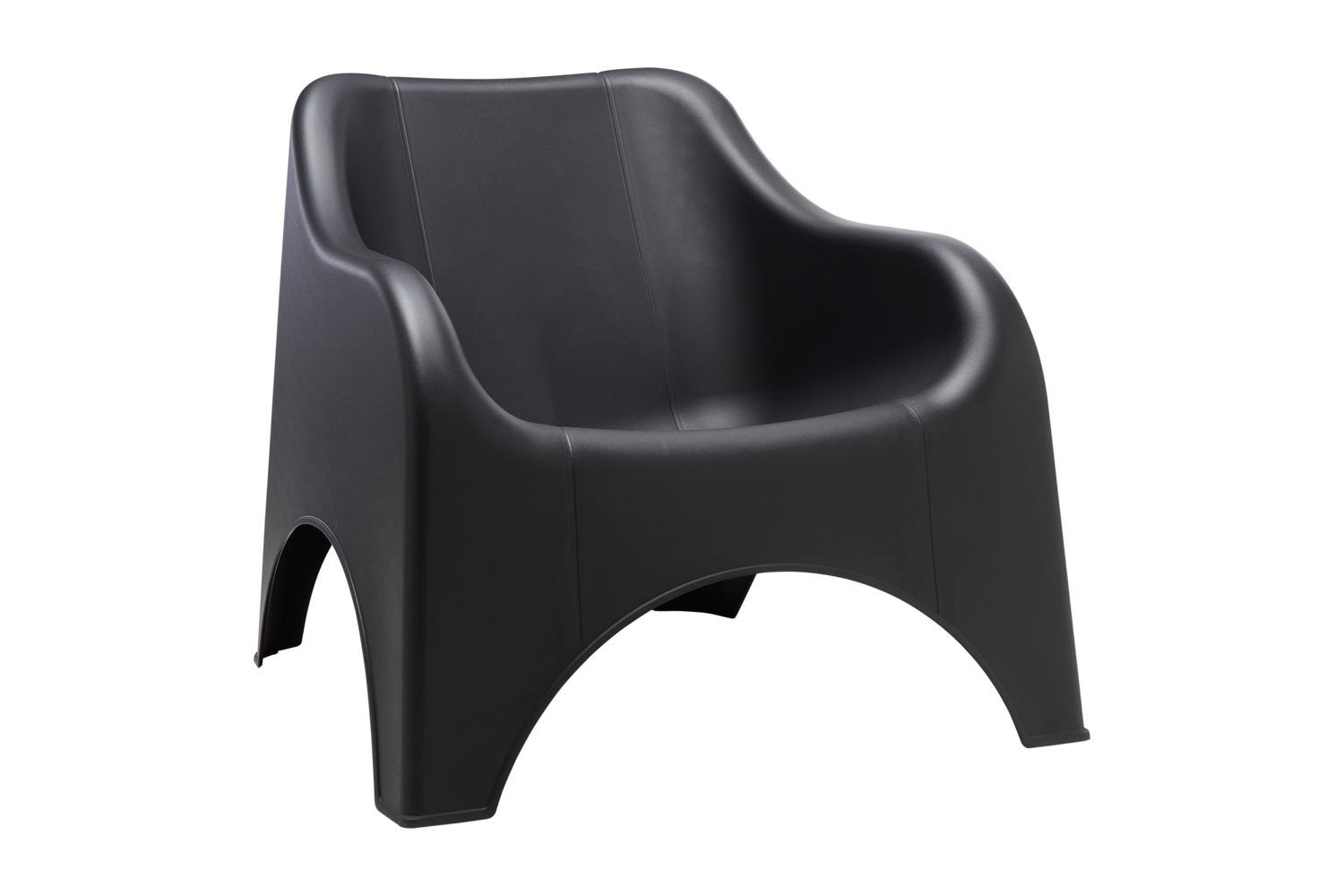 Kumo loungestol Svart