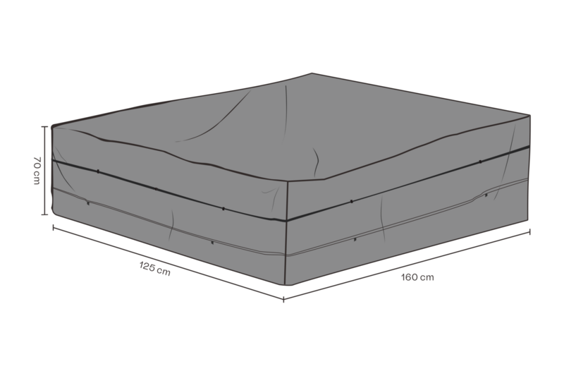 Møbeltrekk sofa Black-Breathable