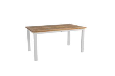 Lyon spisebord Vit/teak