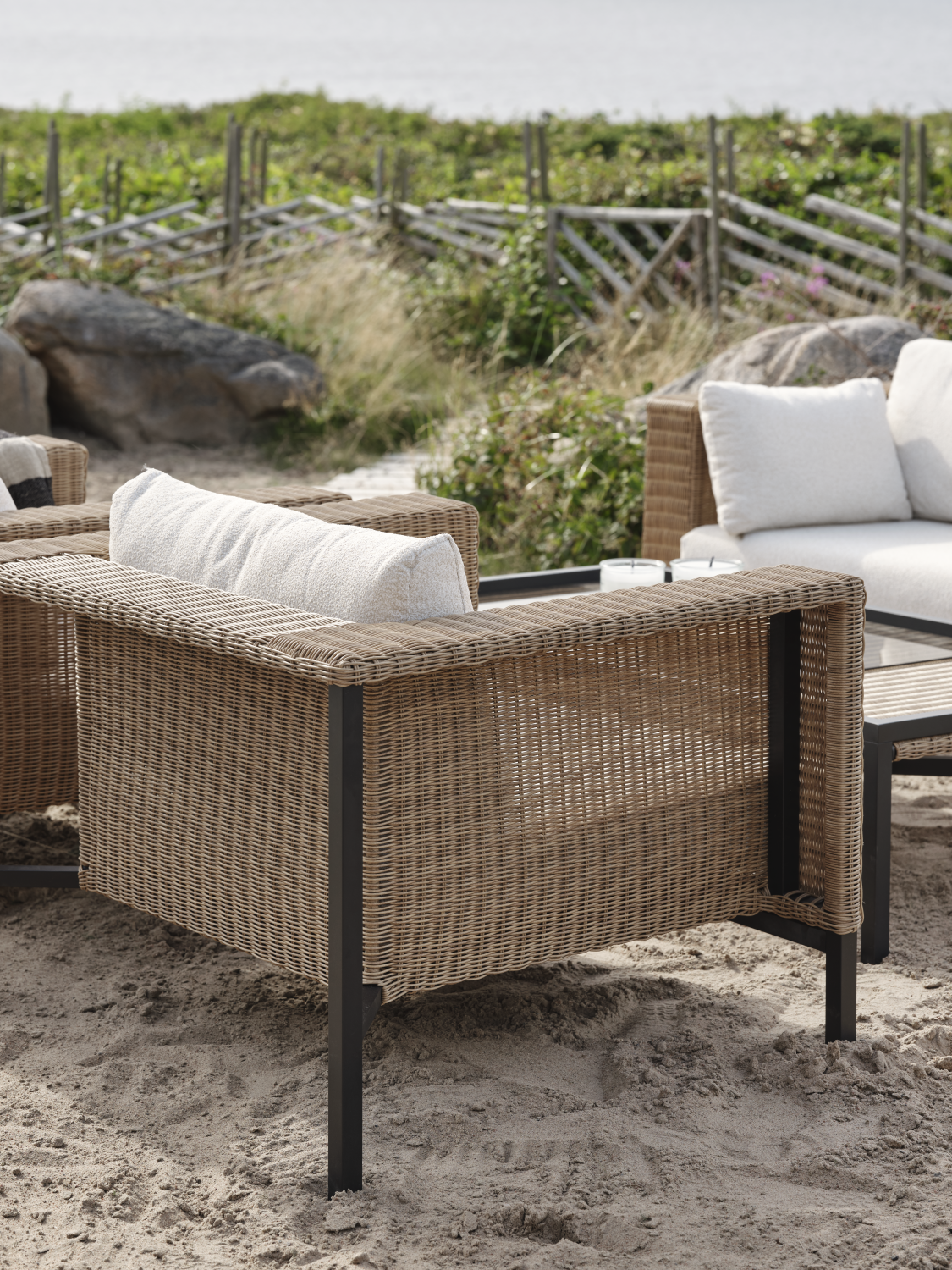 Shell lenestol Rustik/Teddy Rice