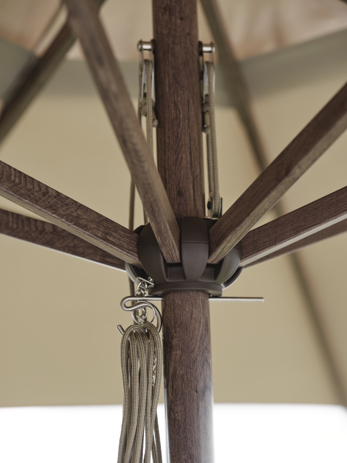 Paliano parasoll Brun/beige