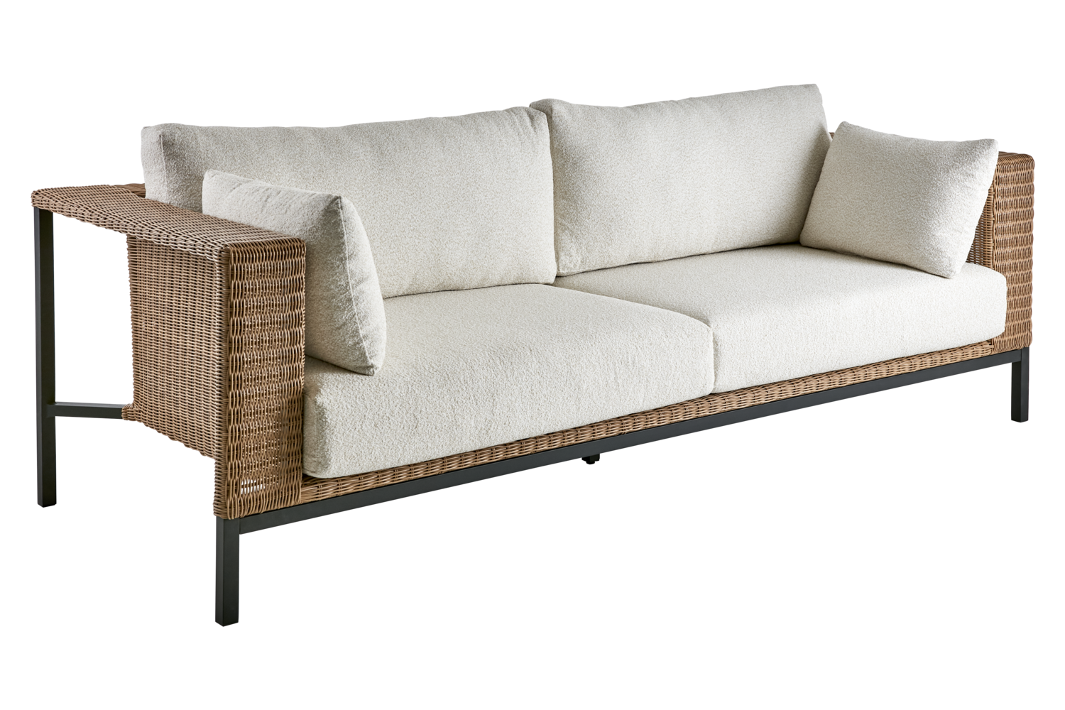 Shell 2,5-seters sofa Rustik/Teddy Rice