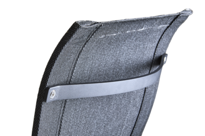 Comfy stol med armlener Svart/svart