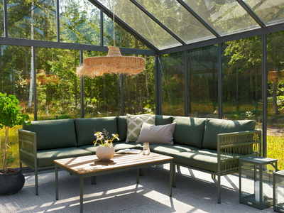 Belfort ljuslykta Nordic Green