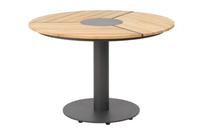 Peace Wood spisebord Anthracite/Teak