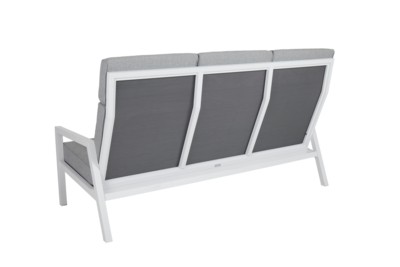 Belfort 3-seter sofa White/Pearl grey