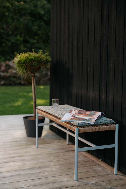 DK benk Light Grey/Natur