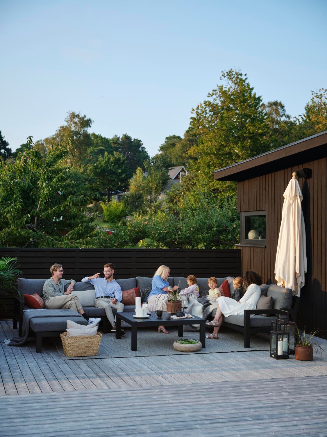 Belfort ljuslykta Svart