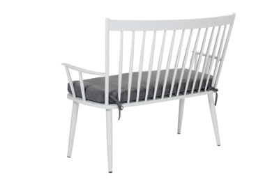Alvena 2-seter sofa Hvit