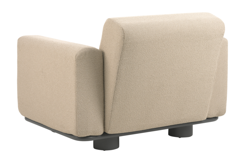 Bolster lenestol Antracit/Teddy Beige