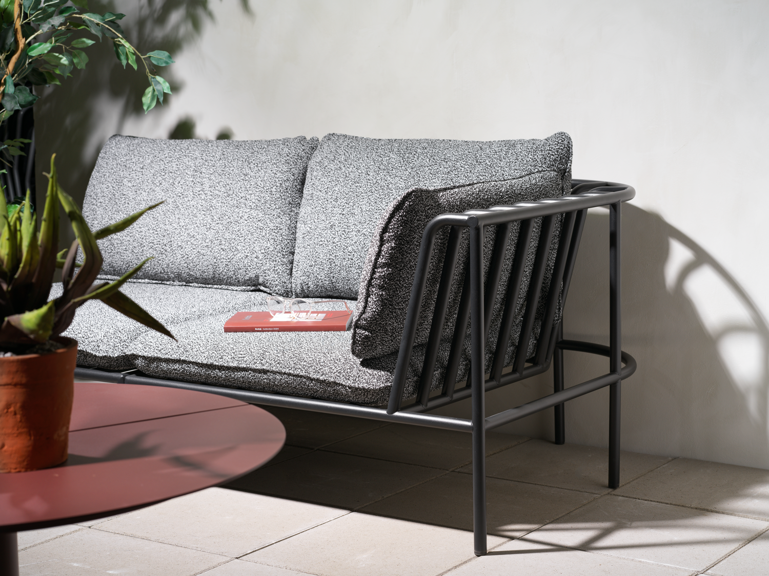 Collier midtdel Svart/Teddy Ant