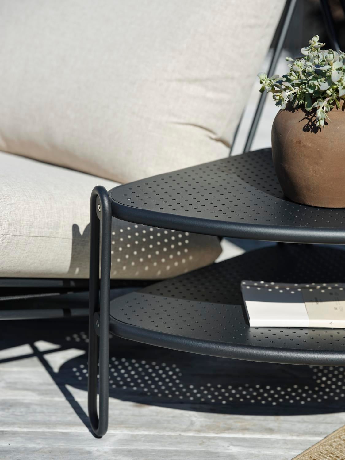 Blixt sofabord Svart