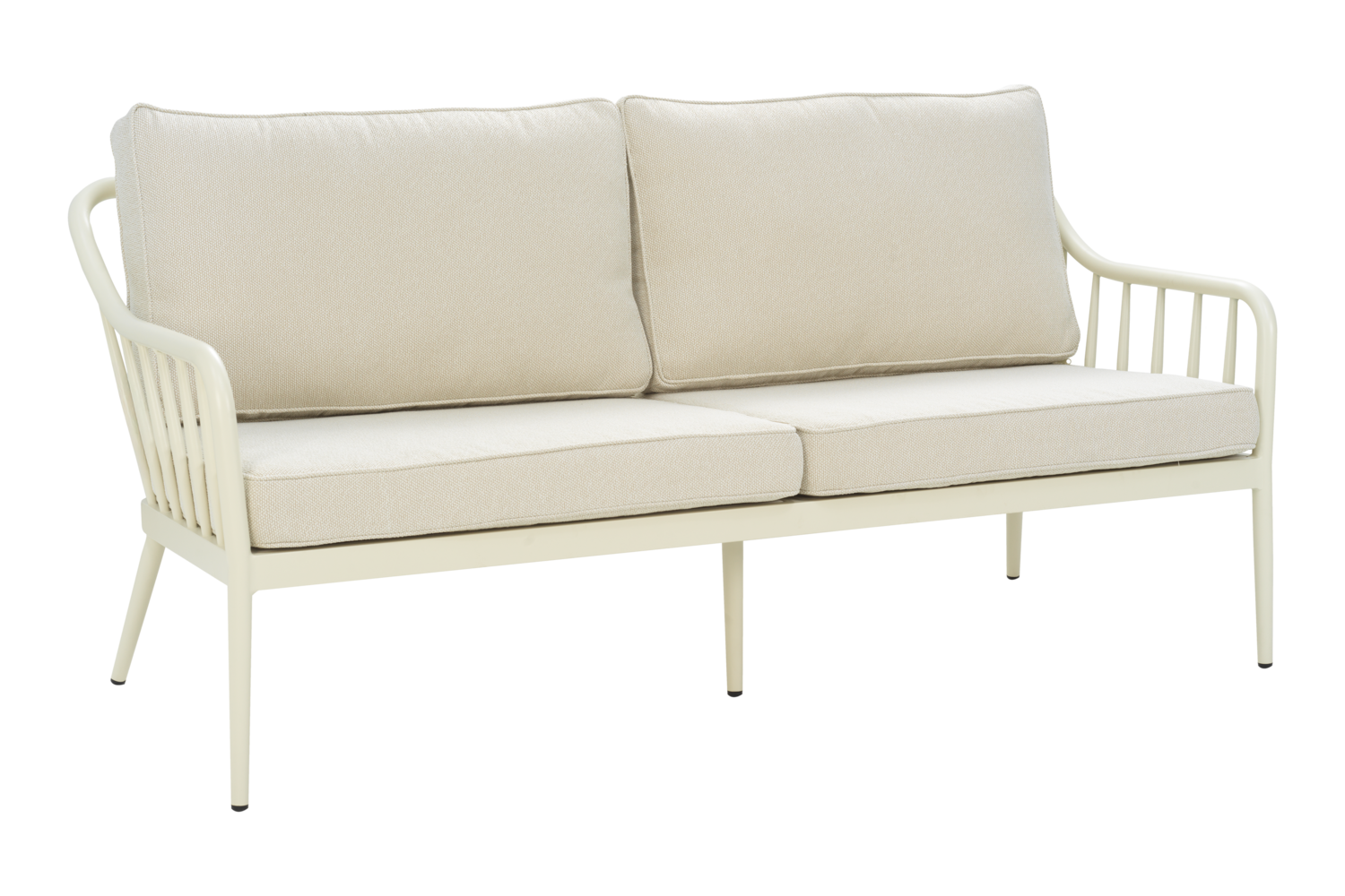 Coleville 2,5-seters sofa Pearl White/Dot Beige