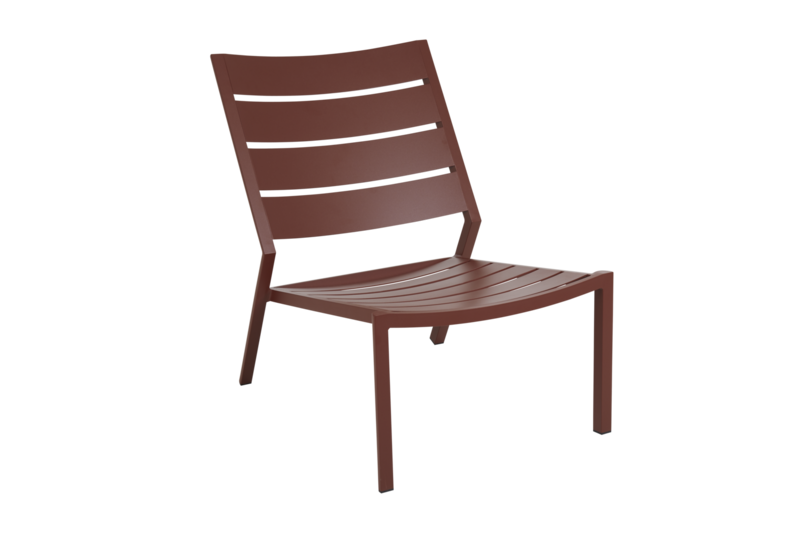 Delia lounge chair Burnt paprika