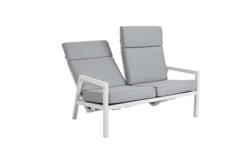 Belfort 2-seter sofa White/Pearl grey