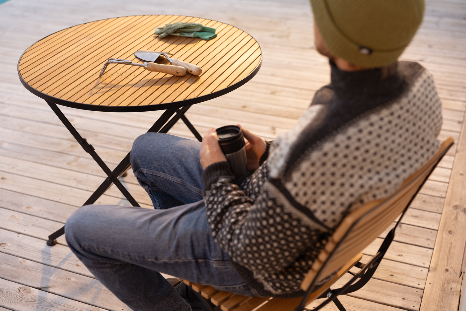 Brewer spisebord Svart/teak