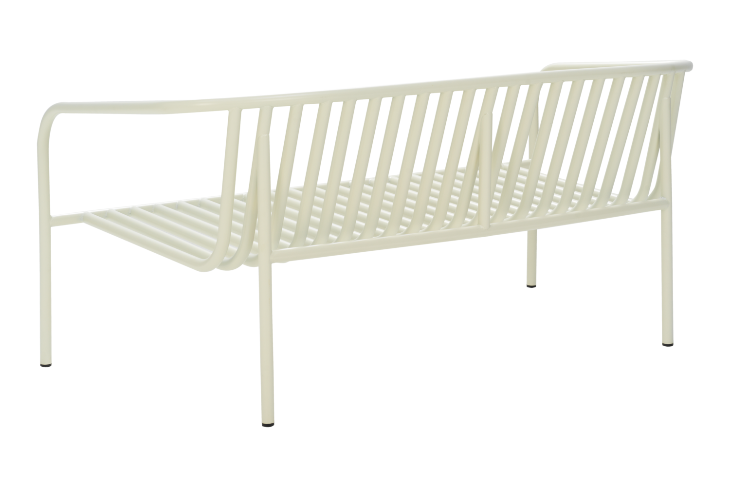 Bendt 2-seter sofa Pearl White/Teddy Orange