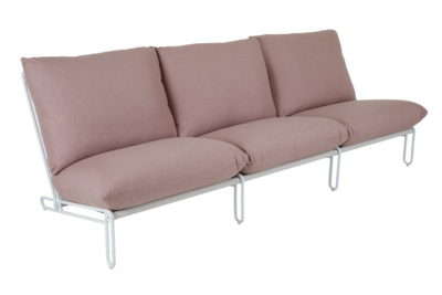 Blixt seat part White/Dusty pink