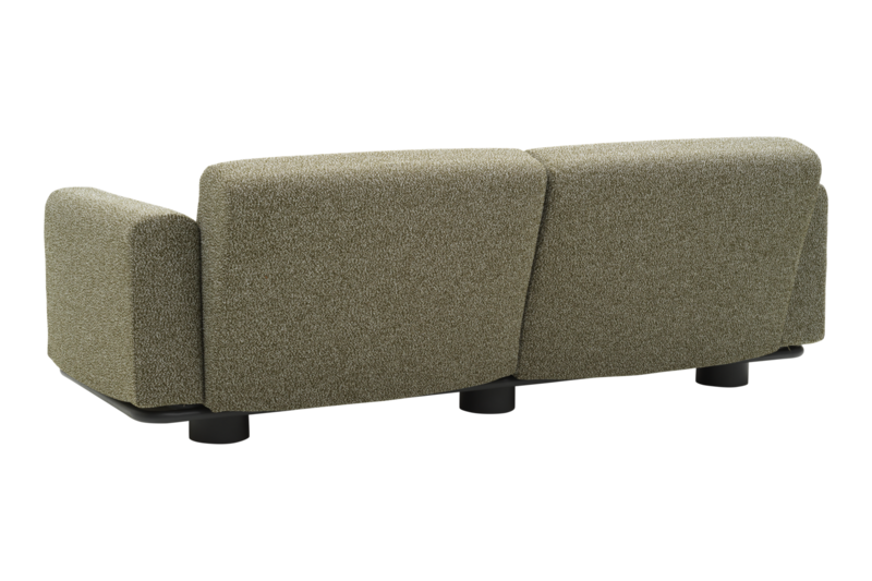 Bolster 1_Soffa_2,5-sits Antracit/Teddy Verde