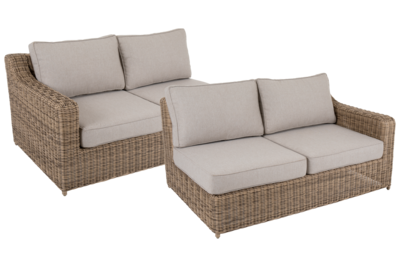 Glendon endestykke Rustic/Beige