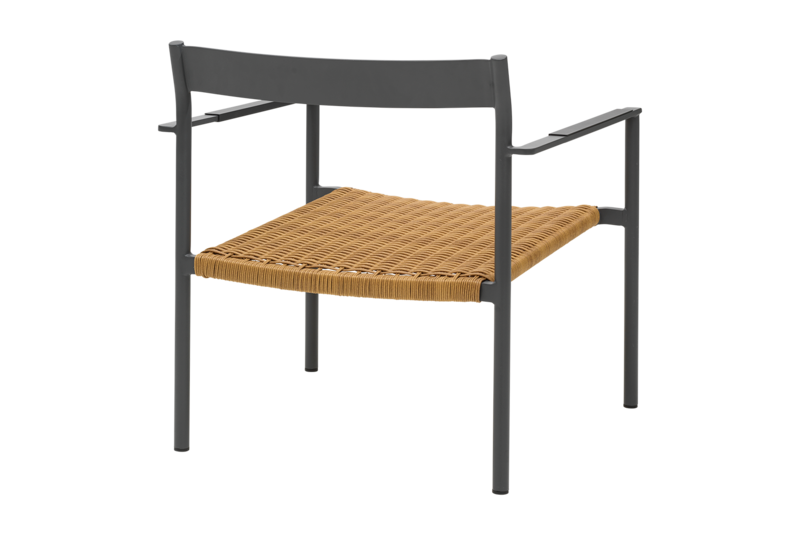 DK lounge chair Antracit/Natur