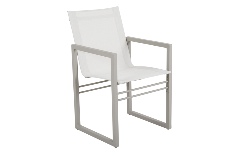 Vevi spisestol  Khaki/white