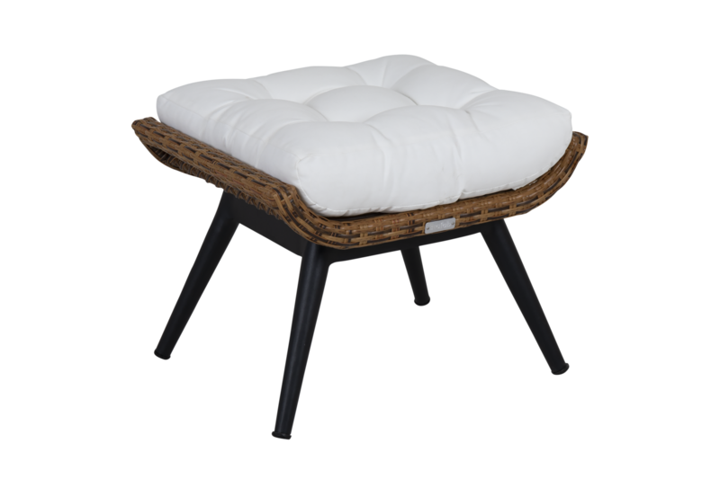 Covelo fotpall Natural colored/white